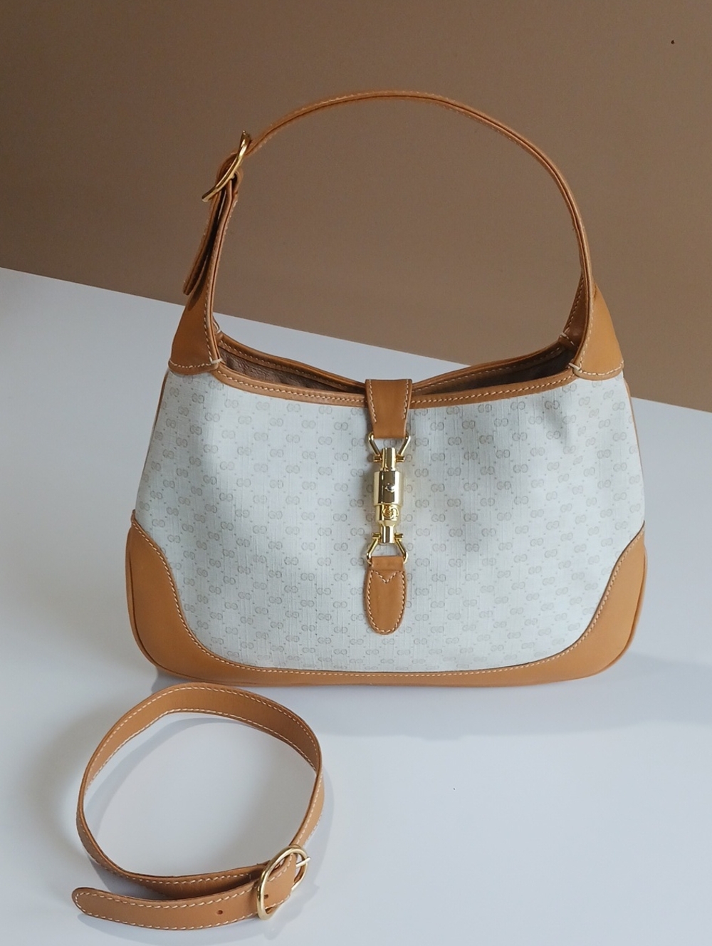 Authentic Vintage Gucci Jackie Plus Shoulder Bag